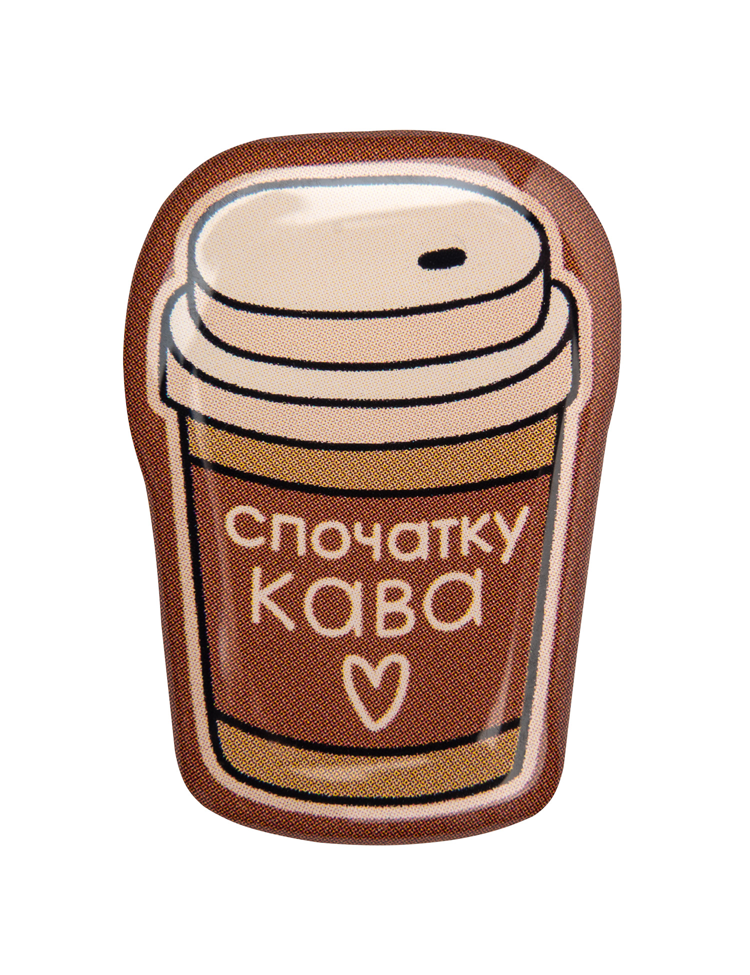 Картинка Наліпка Спочатку кава